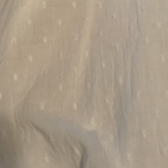 ROLLER RABBIT Women’s Peasant Dot V-Neck Loose Shirt With Puff Sleeves - Picture 4 of 14